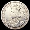 Image 1 : 1893 Isabella Silver Quarter UNCIRCULATED