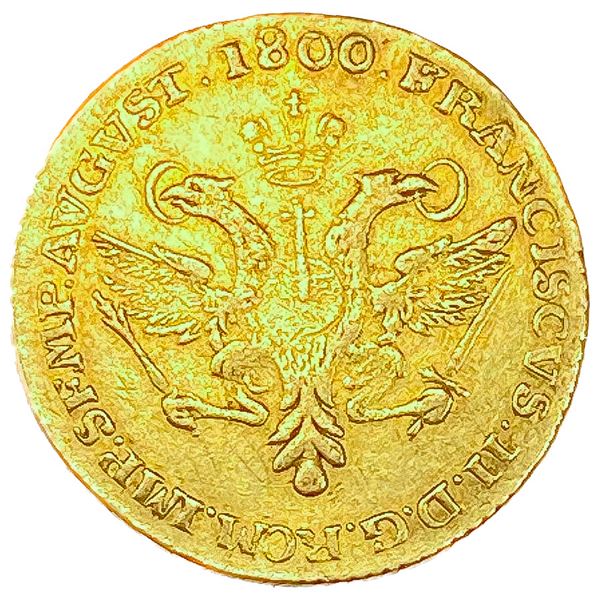 1800 German States .109oz Gold Ducat