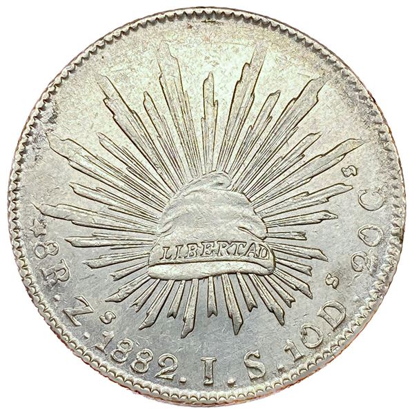 1882 Mexico Silver 8 Reales