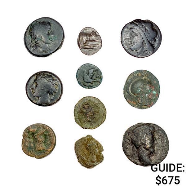 Ancient Silver Coins (10 Coins)