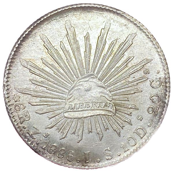 1886 Mexico Silver 8 Reales