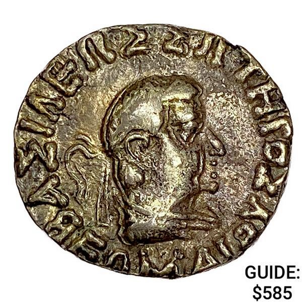 40-1 BC Greek Hermaios Silver Tetradrachm