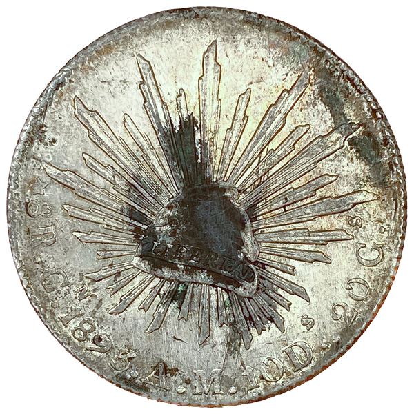 1893 Mexico Silver 8 Reales