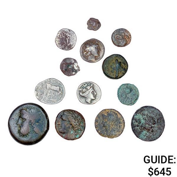 Ancient Coins w/ Silver (13 Coins)