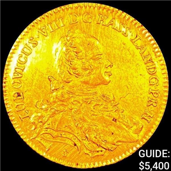 1755 Hess-Darm Ducat - CLOSELY UNC
