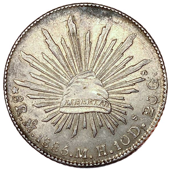 1885 Mexico Silver 8 Reales