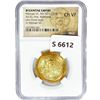 Image 1 : 1071-1078 Byzantine AV/EL Nomisma NGC Ch VF