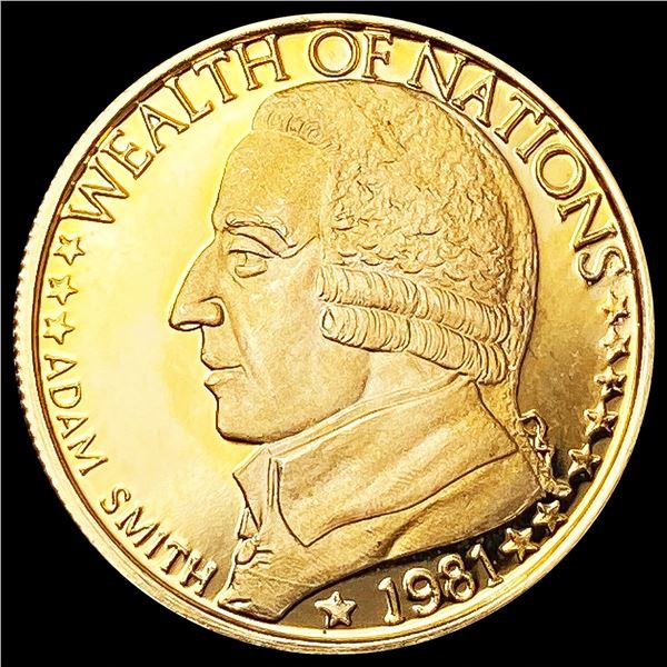 1981 GSC 1/10oz Gold G.10 Token GEM PROOF