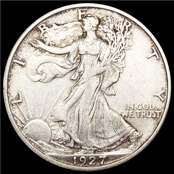 1927-S Walking Liberty Half Dollar NEARLY UNCIRCUL