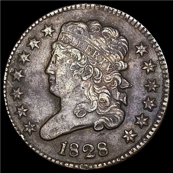 1828 13 Stars Classic Head Half Cent CLOSELY UNCIR