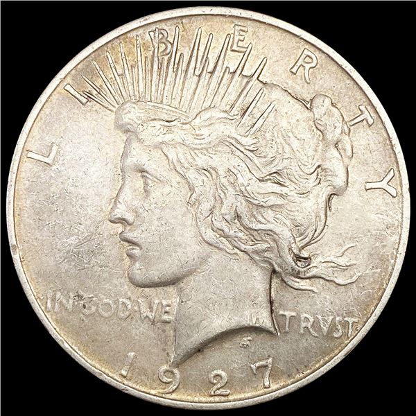 1927-D Silver Peace Dollar ABOUT UNCIRCULATED