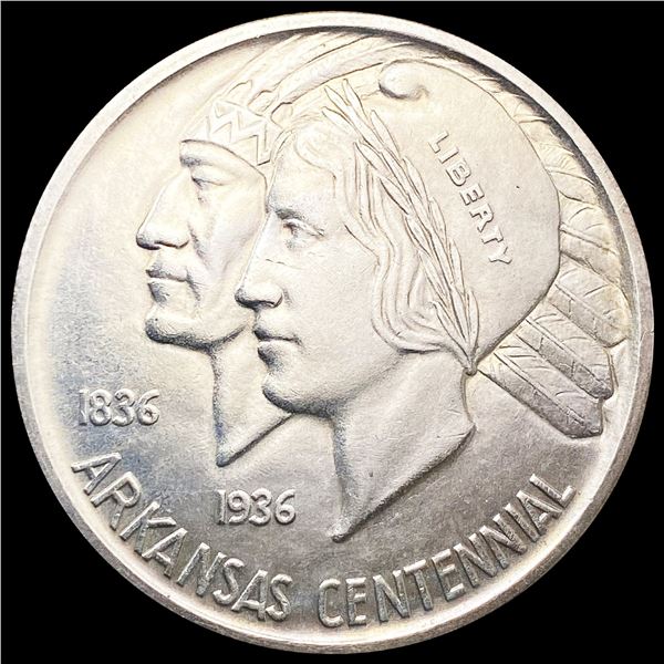 1936 Arkansas Half Dollar CHOICE BU