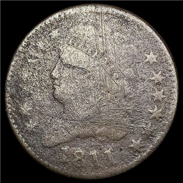 1811 Classic Head Half Cent NICELY CIRCULATED
