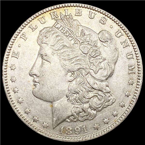 1891-O Morgan Silver Dollar CLOSELY UNCIRCULATED