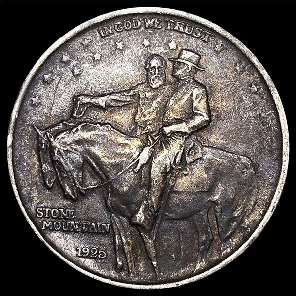 1925 Stone Mountain Half Dollar CLOSELY UNCIRCULAT