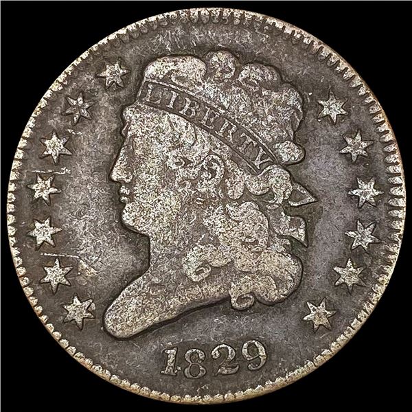 1829 Classic Head Half Cent NICELY CIRCULATED