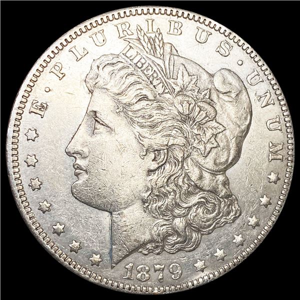 1879-S 7TF Rev 78 Morgan Silver Dollar NEARLY UNCI