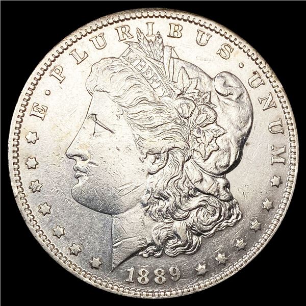 1889-S Morgan Silver Dollar NEARLY UNCIRCULATED