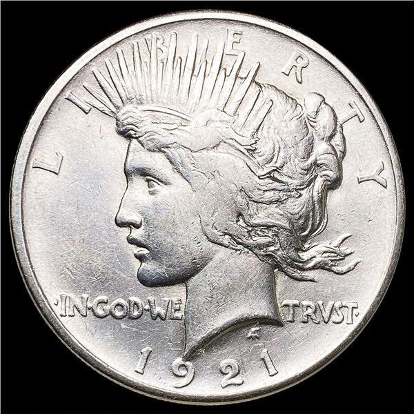 1921 Silver Peace Dollar CLOSELY UNCIRCULATED