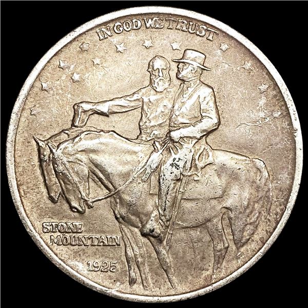 1925 Stone Mountain Half Dollar LIGHTLY CIRCULATED