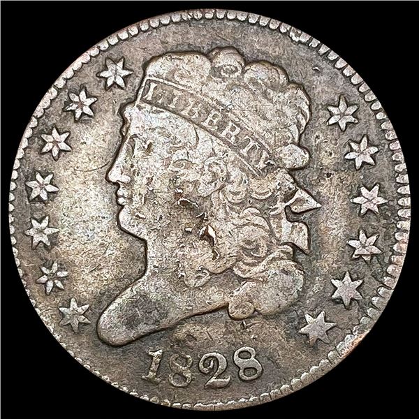 1828 Classic Head Half Cent LIGHTLY CIRCULATED