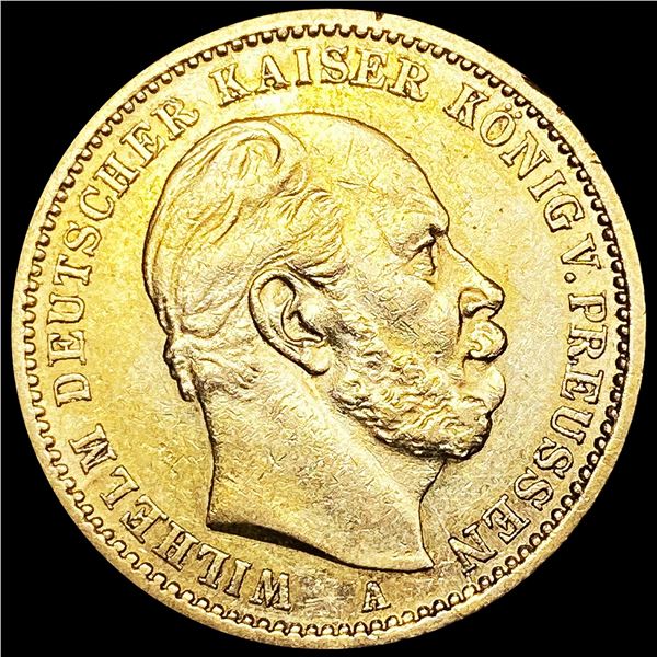 1873 Germany .2305oz Gold 20 Mark UNCIRCULATED