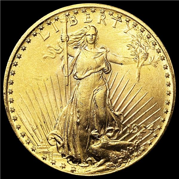 1924 $20 Gold Double Eagle HIGH GRADE