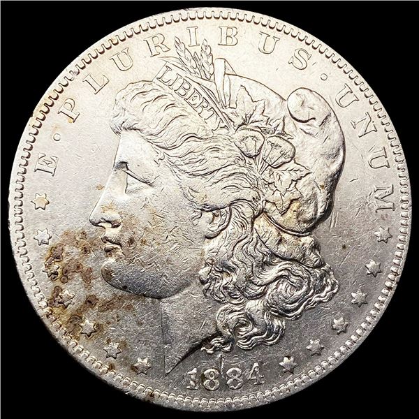 1884-S Morgan Silver Dollar NEARLY UNCIRCULATED