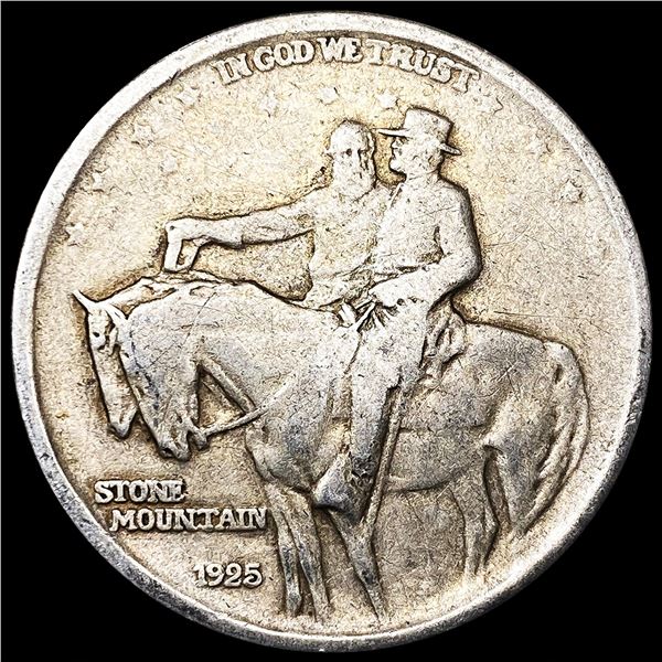 1925 Stone Mountain Half Dollar NICELY CIRCULATED