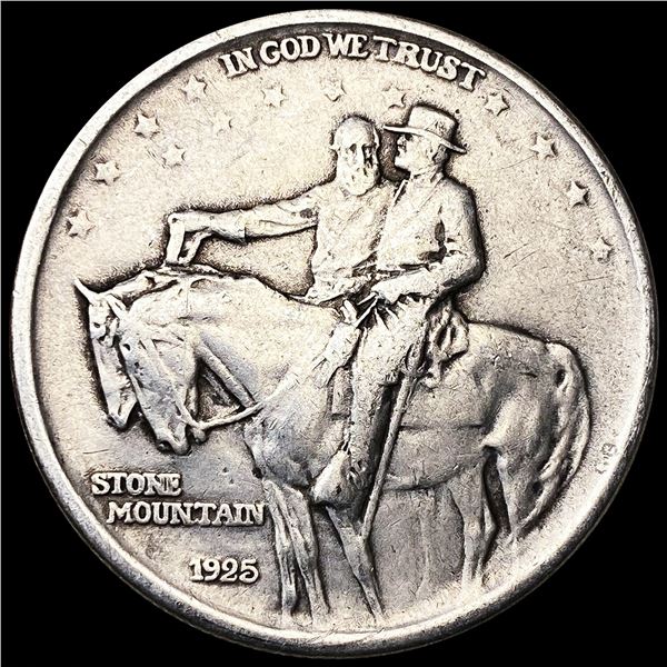 1925 Stone Mountain Half Dollar LIGHTLY CIRCULATED