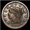 Image 1 : 1857 Lg Date Large Cent LIGHTLY CIRCULATED