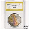 Image 1 : 1880-S Morgan Silver Dollar PGA MS65