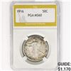 Image 1 : 1916 Walking Liberty Half Dollar PGA MS60