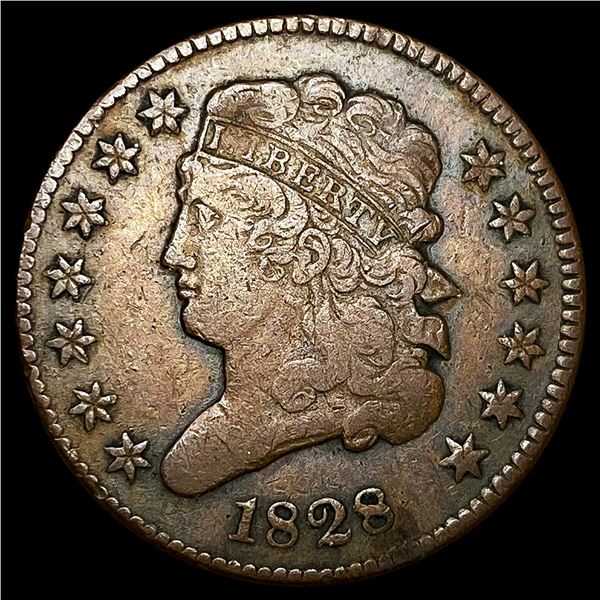 1828 Classic Head Half Cent NICELY CIRCULATED