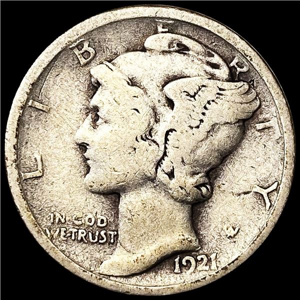 1921-D Mercury Dime NICELY CIRCULATED