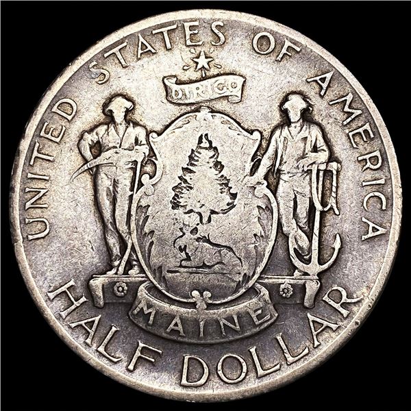 1920 Maine Half Dollar NICELY CIRCULATED