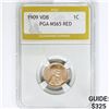 Image 1 : 1909 VDB Wheat Cent PGA MS65 RED
