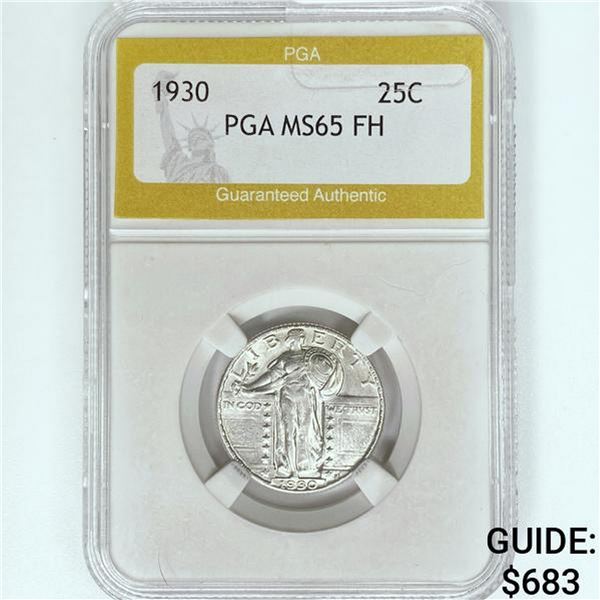 1930 Standing Liberty Quarter PGA MS65 FH
