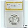 Image 1 : 1930 Standing Liberty Quarter PGA MS65 FH
