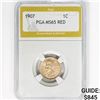 Image 1 : 1907 Indian Head Cent PGA MS65 RED