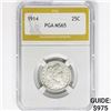 Image 1 : 1914 Barber Quarter PGA MS65