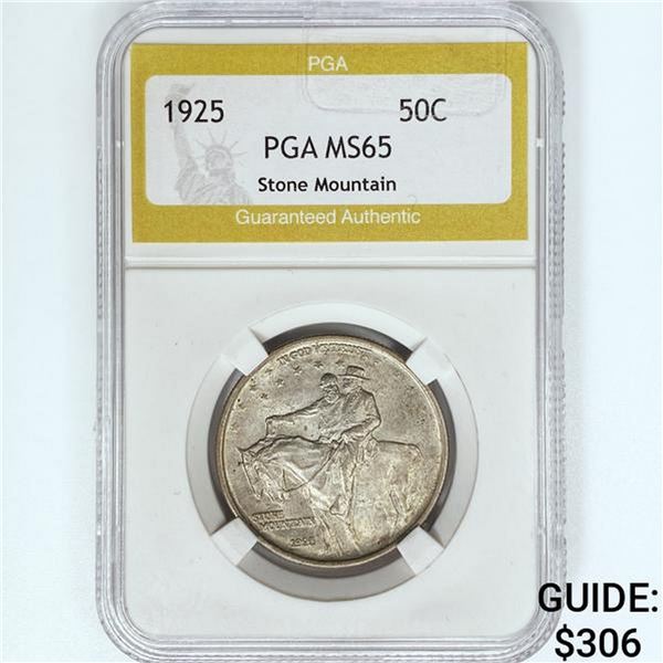1925 Stone Mountain Half Dollar PGA MS65