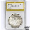 Image 1 : 1878-S Morgan Silver Dollar PGA MS61 PL