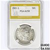 Image 1 : 1901-S Barber Half Dollar PGA AU58