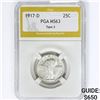 Image 1 : 1917-D Standing Liberty Quarter PGA MS63 Type 2