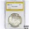 Image 1 : 1882-CC Morgan Silver Dollar PGA MS64