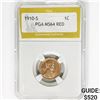 Image 1 : 1910-S Wheat Cent PGA MS64 RED