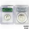 Image 1 : (2) 1 25C, 1 50C ICG,PCGS 1955-2002