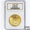 Image 1 : 1927 $20 Gold Double Eagle NGC MS65