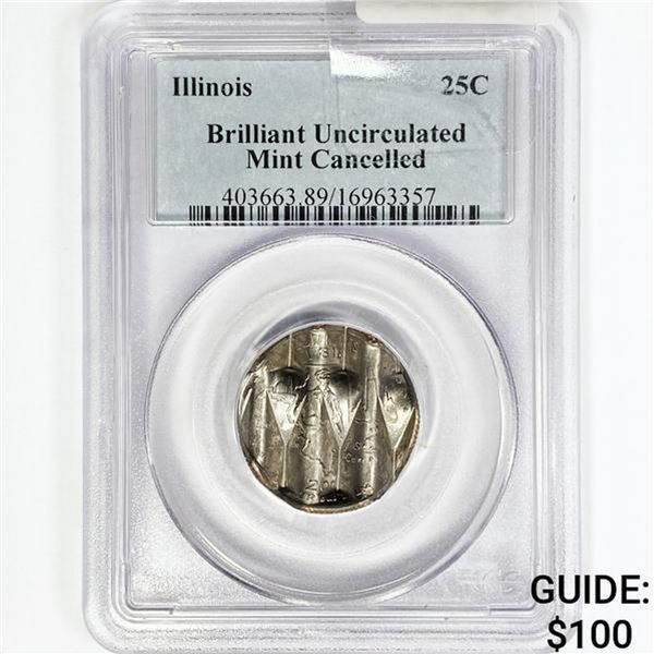 2003-P IL Quarter Dollar PCGS BU Mint Cancelled